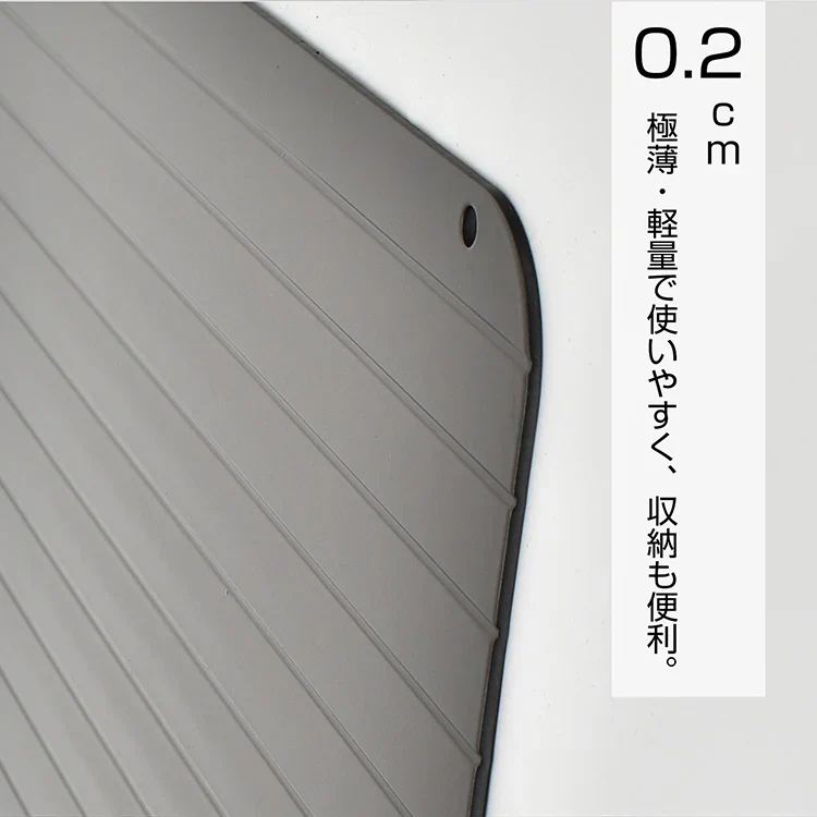 販売終了　【ライトグレーMサイズ】解凍プレート 解凍まな板 SNS話題 急速解凍 時間短縮
