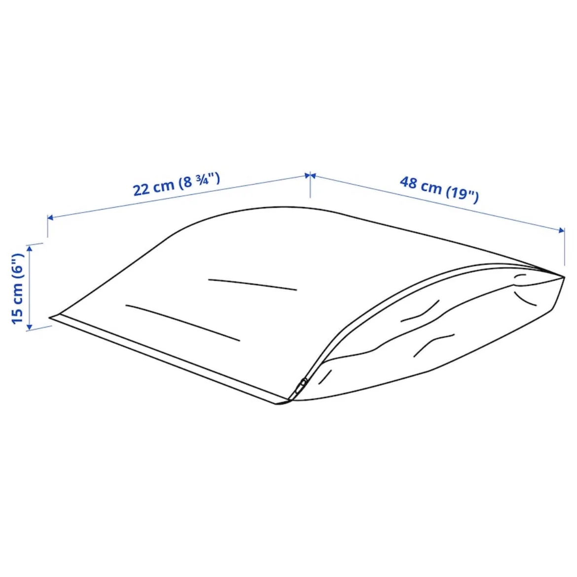 【1枚】IKEA イケア PARKLA ペルクラ シューズバッグ 靴 収納袋 (シューズ1) 105.223.82
