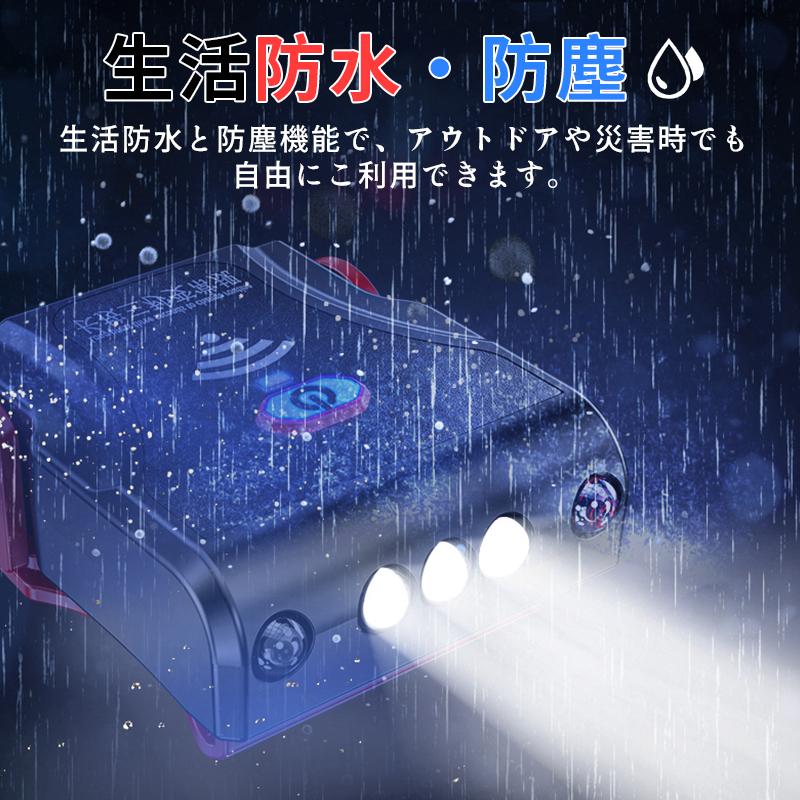 当日発送 キャップライト LEDライト ヘッドライト USB充電式 センサー機能 90度回転 超小型 軽量 防犯 停電対策 読書 アウトドア 300ｇ