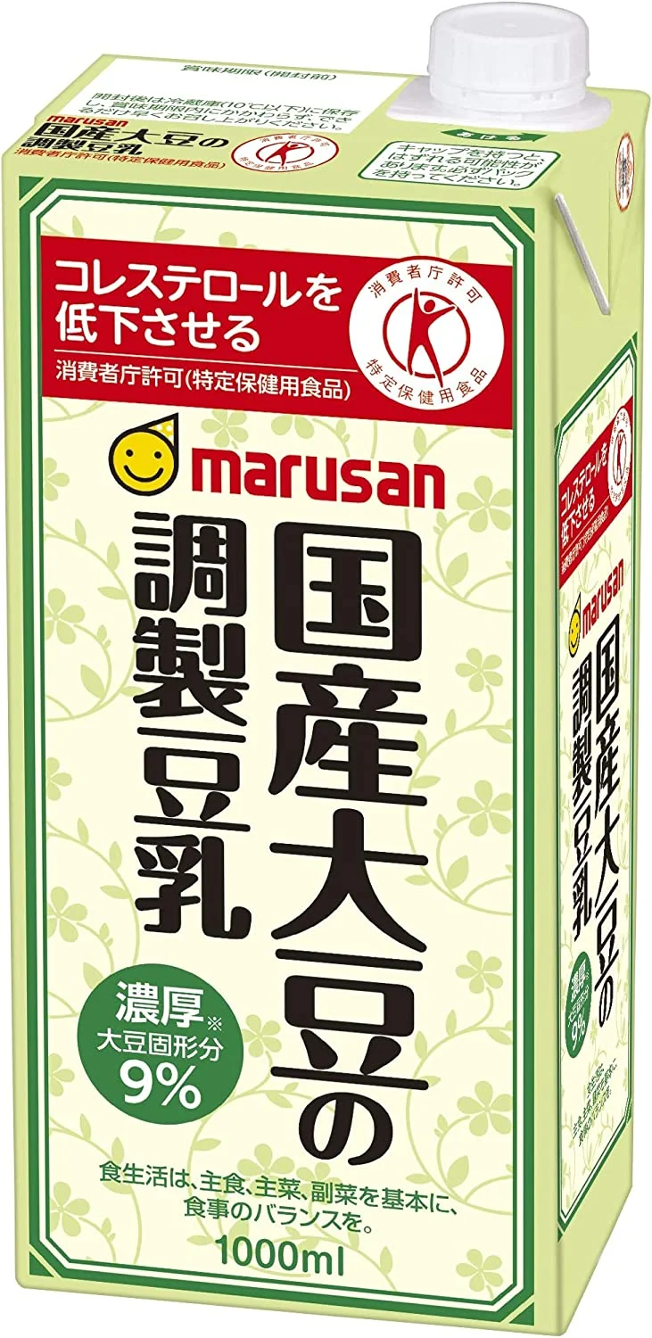 【送料無料】マルサンアイ 国産大豆の調整豆乳 パック 1L 1000ml×1ケース/6本