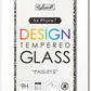 Kazall プリント柄付き　保護ガラスフィルム　 for iPhone　8/7　(PAISLEY　‎ペイズリー) 　保護フィルム　アイフォン
