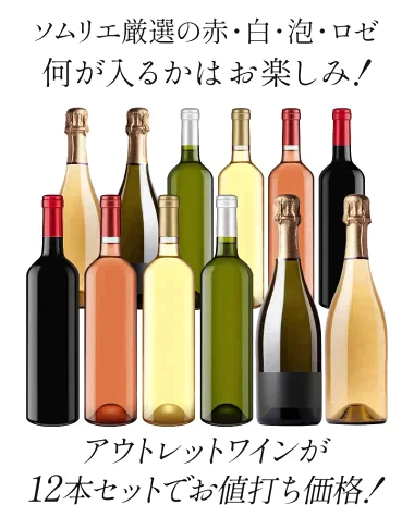 ［数量限定］アルマンドが当たるかも！？アウトレットワイン12本 福袋 【送料無料】