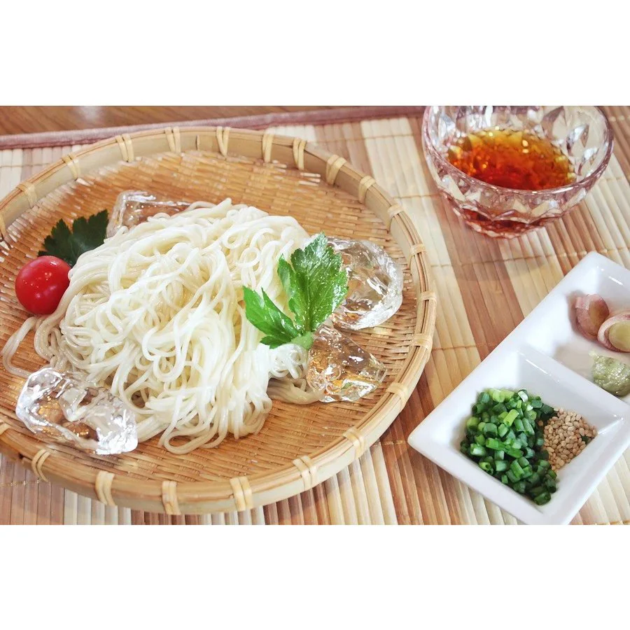 【3人シェア買いでお得】そうめん　ひやむぎ　冷麦　素麺　お取り寄せ　九州熟成そうめん250g×2袋　&　九州熟成ひやむぎ250g×2袋　たっぷり1キロ