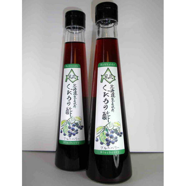 北海道名産品 飲むお酢　北海道生まれのくだもの酢ブルーベリー 200ml×2