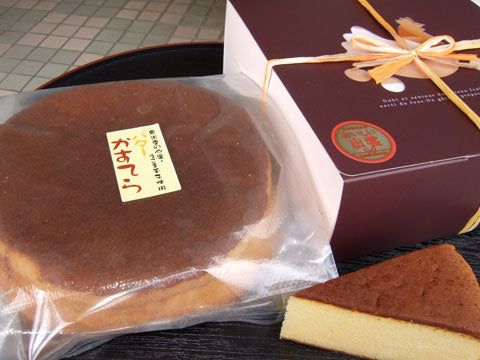 出雲市銘菓 バターかすてら（奥出雲の山蜜・えごま玉子使用） 1個×2