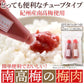 賞味期限2025年2月28日 はちみつ入り＆かつお☆紀州産南高梅のおいしい梅肉2本セット メール便