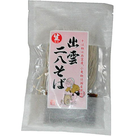 出雲市特産品 出雲蕎麦 出雲二八そば（そばつゆ付） 1人前×4
