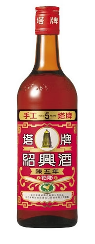 宝酒造 紹興酒「塔牌」花彫 ＜陳五年＞ 600ml×12本