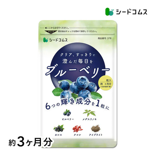 ブルーベリー 《約3ヶ月分》 送料無料 サプリ サプリメント 健康 ブルーベリー ビルベリー メグスリノキ カシス クコシ アイブライト ビタミン アイケア【大容量】