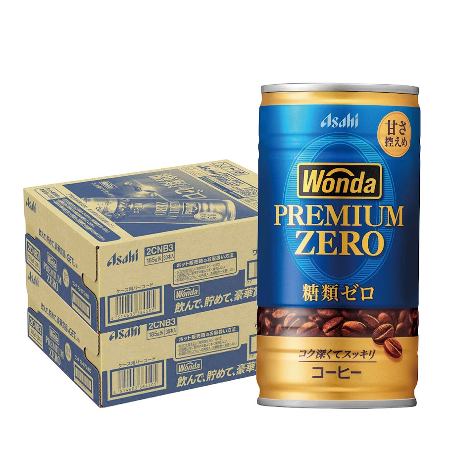 アサヒ WONDA ワンダ プレミアムゼロ 185ml×2ケース/60本