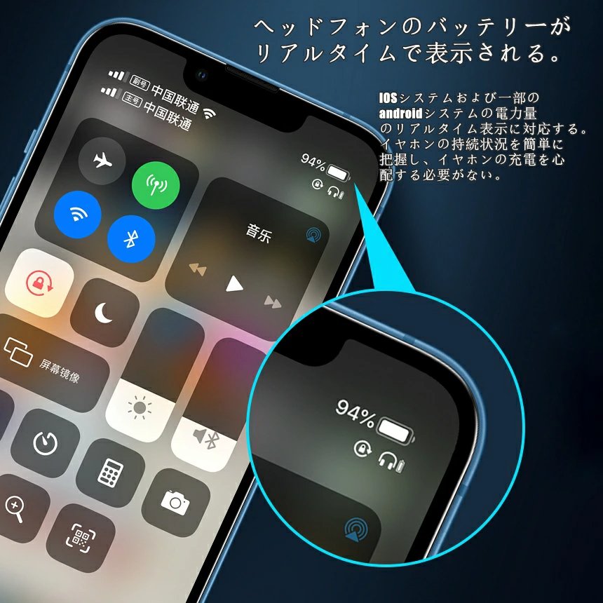 Bluetoothワイヤレスイヤホン 片耳 超軽量 耳掛け型 イヤホン 左右耳兼用 ハンズフリー通話 マイク内蔵 iPhone/Android適用