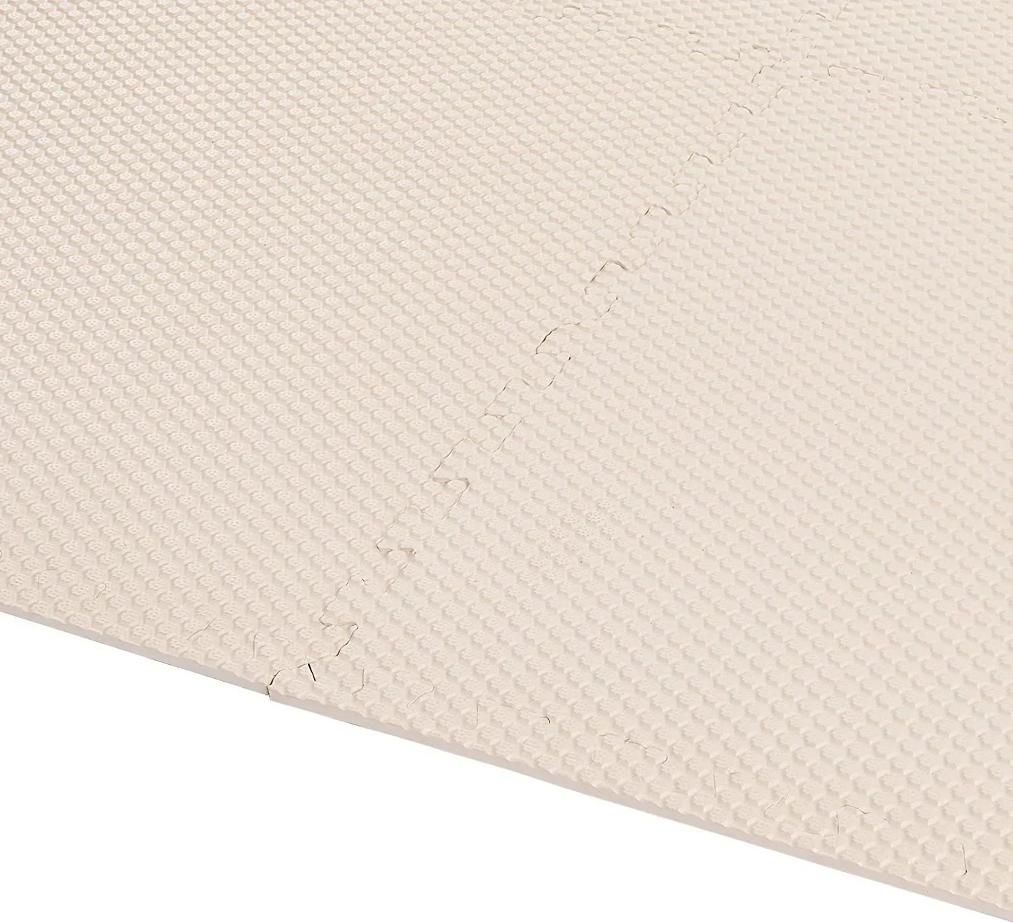 Amazonベーシック 訳あり パズルマット ウッドプリント 大判 60×60cm 6枚セット フチ付き