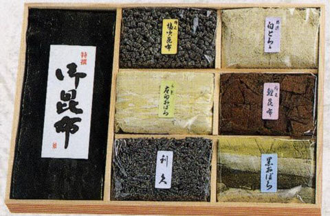 福井県特産品 おぼろ昆布 出し昆布、太白おぼろ、塩吹き昆布等７種詰合せ(W-7)