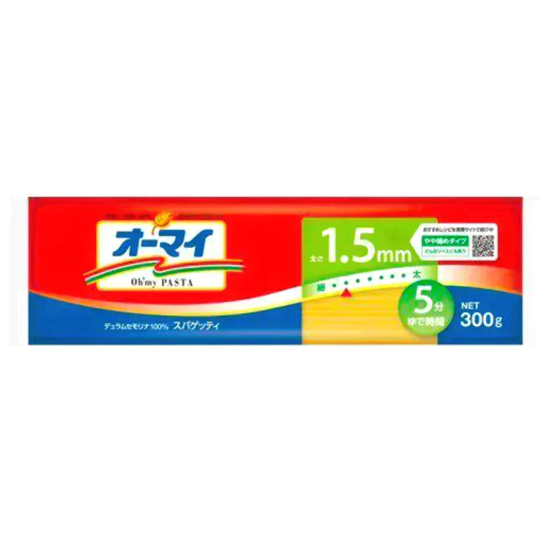 オーマイ 1.5mm 300g×8点セットパスタ スパゲッティ