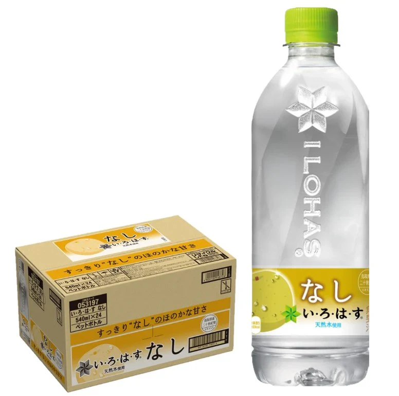 【送料無料】コカ・コーラ い・ろ・は・す なし 555ml×1ケース/24本いろはす ナチュラルミネラルウォーター 天然水