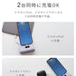 【Type-Cコネクタ】【ミスティサボン】モバイルバッテリー 軽量 小型 iPhone 大容量 5000mAh スタンド付き Lightning type-c タイプc 一体型 急速充電 2台同時充電 直挿し コードレス スマホ充電器 おしゃれ 残量表示 ipad Android PSE認証済 防災 送料無料