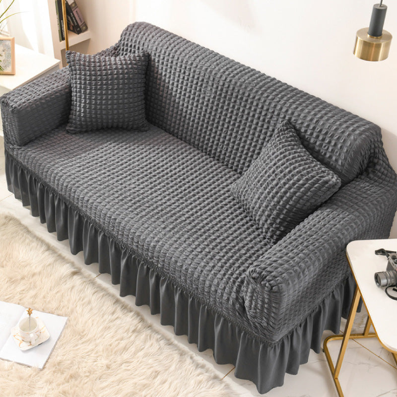 【ブルー 　3人掛け185～225cm 】ソファーカバー ソファカバー 1人掛 2人掛け 3人掛け 4人掛け 北欧モダン ストレッチ 伸びる 洗える 即納 オールシーズン 肘付き ソファ カバー ソファー カバーフィット 肌触りいい 無地 10色 肘あり 肘なし兼用 送料無料