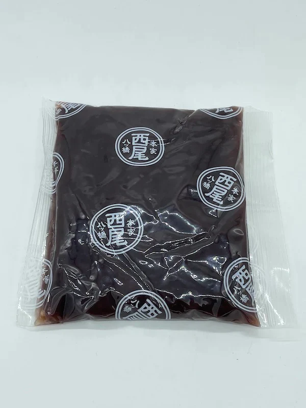 生八ツ橋切れ端 (抹茶味) 500g」と「八ツ橋やさんのあんこ250g」の