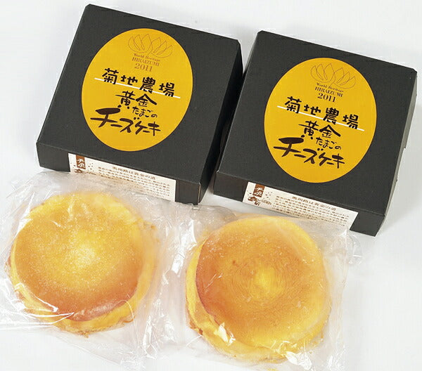岩手県特産品 黄金たまごのチーズケーキ　４号×２個【お届け不可地域：沖縄・離島】