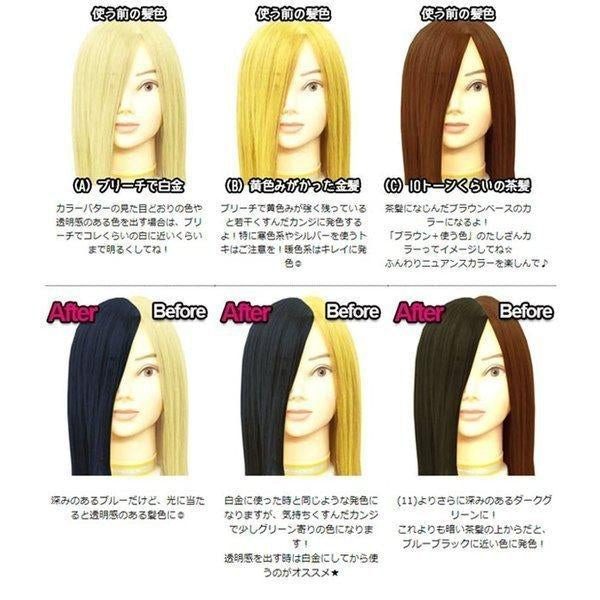ネイビーブルー エンシェールズ カラーバター 200g  (送料無料) ヘアカラー トリートメント ヘアマニキュア  ヘアケア クリップジョイント マニキュア インナーカラー ダメージヘア ブリーチヘアー