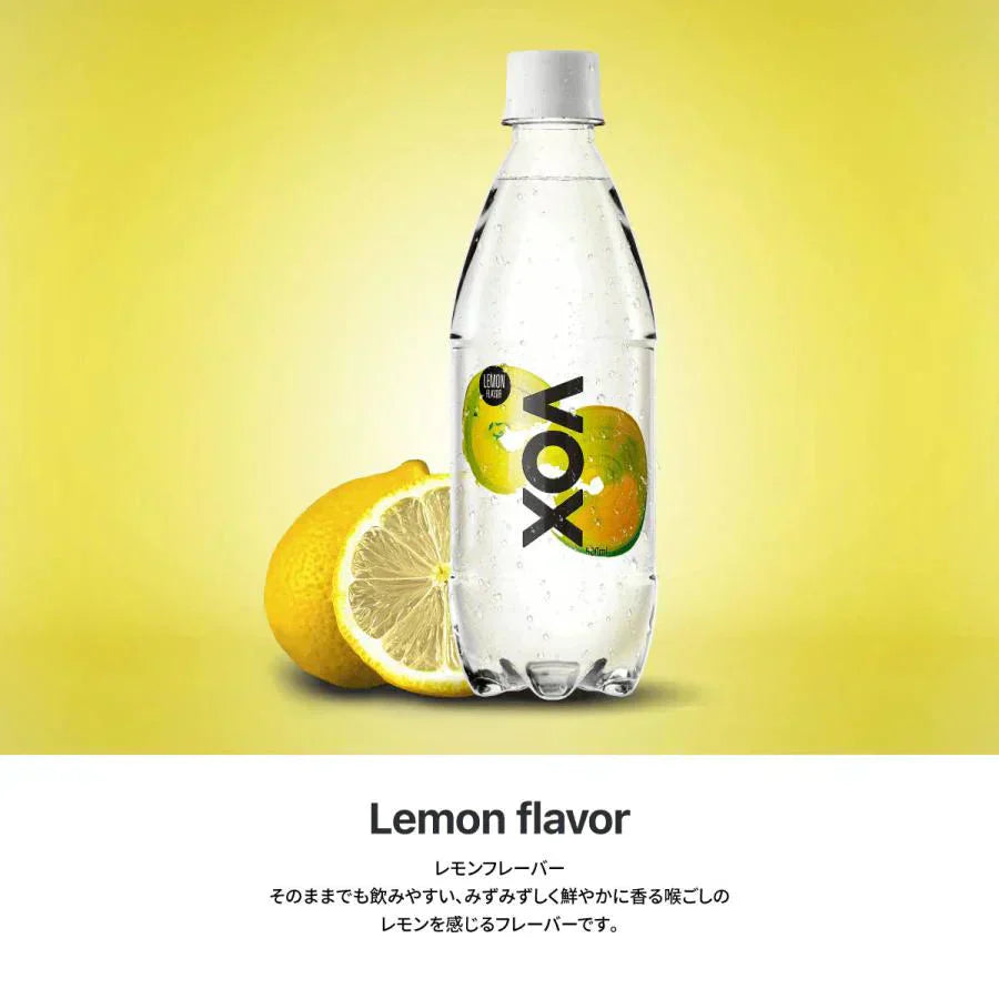 【1本あたり33円】VOX(ヴォックス) 強炭酸水 ストレート 無糖 500ml ×24本【ご新規さん限定商品】