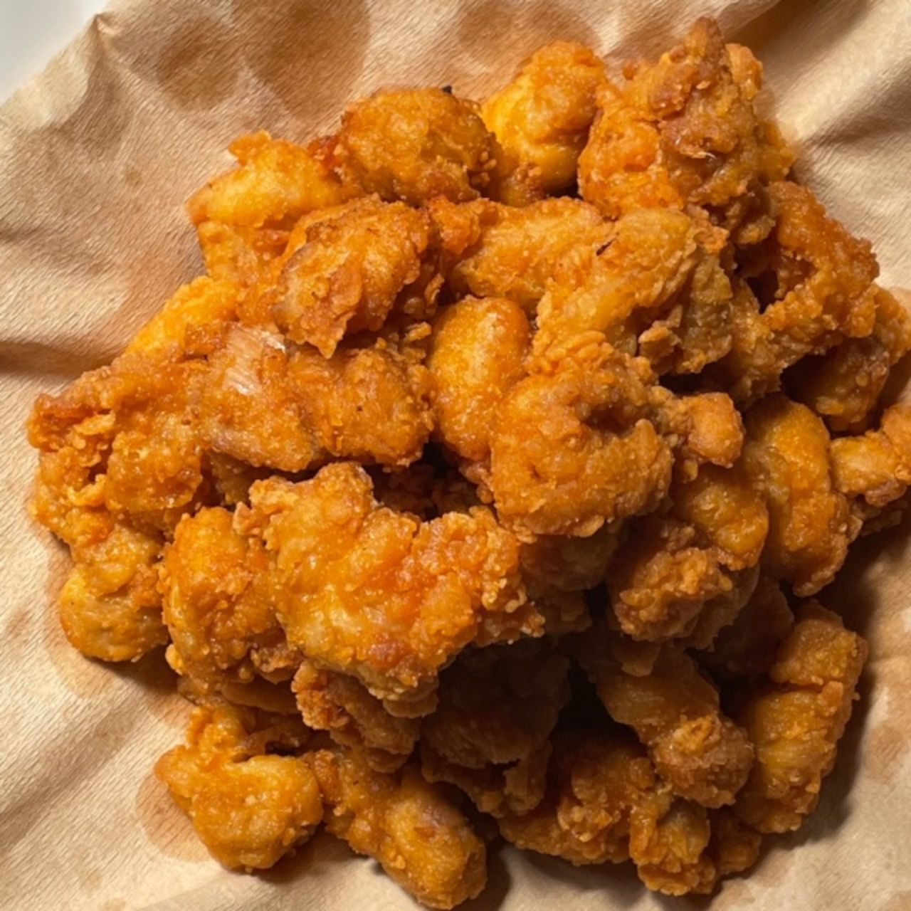 タイ産　鶏もも肉唐揚げ　しょうが醤油ベース　8㎏　【アクアフーズ】鶏肉　バッター　ブレッダー　串　BBQ　パーティー　丼ぶり　親子丼