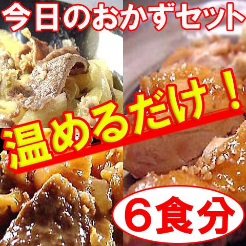 温めるだけ 「今日のおかず」シリーズ【温めるだけお惣菜】６食入り