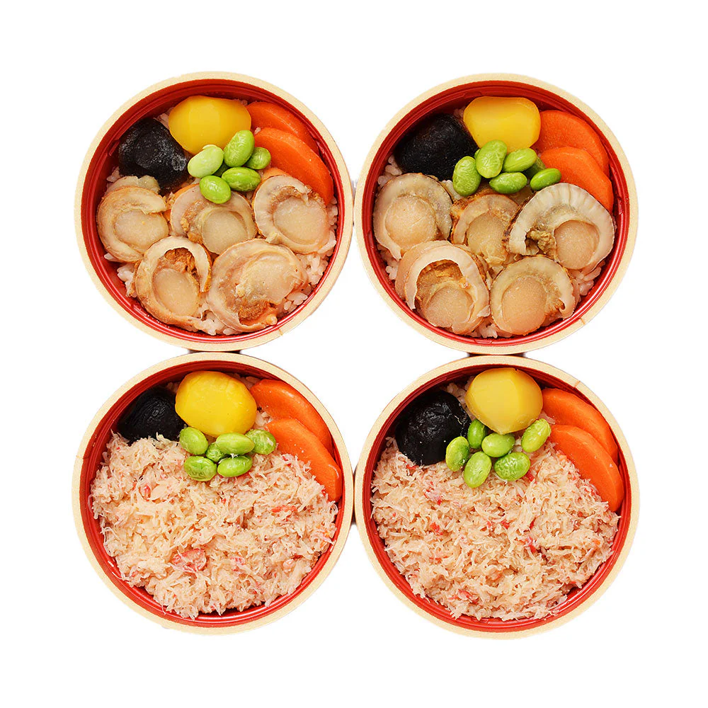 北海道 札幌バルナバフーズ 海鮮わっぱ飯(かに&帆立) 惣菜 ご飯もの【送料込み】【二重包装不可】【お届け不可地域：離島】