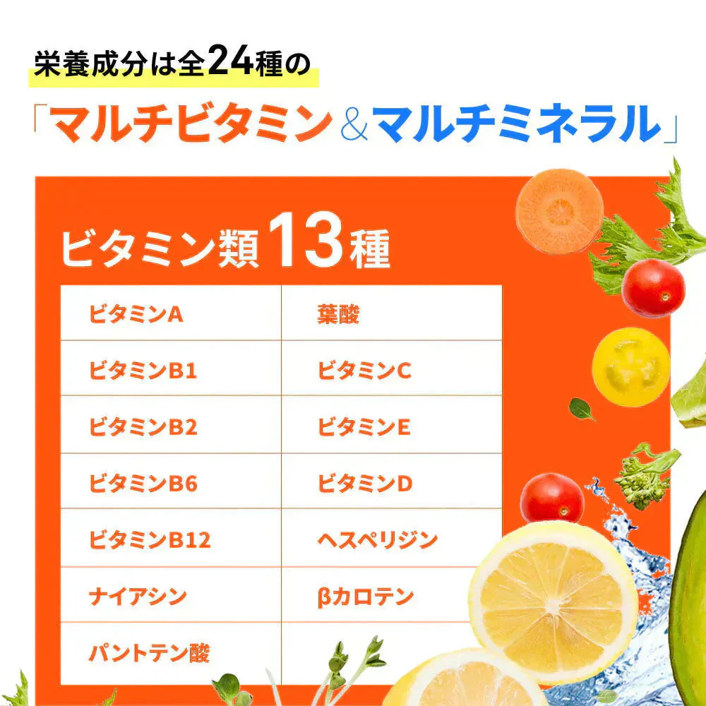 マルチビタミン＆マルチミネラル《約3ヶ月分》送料無料 サプリ サプリメント 健康 美容 ビタミンA ビタミンB ビタミンC ビタミンD ビタミンE 葉酸 ナイアシン ミネラル カロテン 鉄 亜鉛 カルシウム マグネシウム 銅 ヨウ素【大容量】