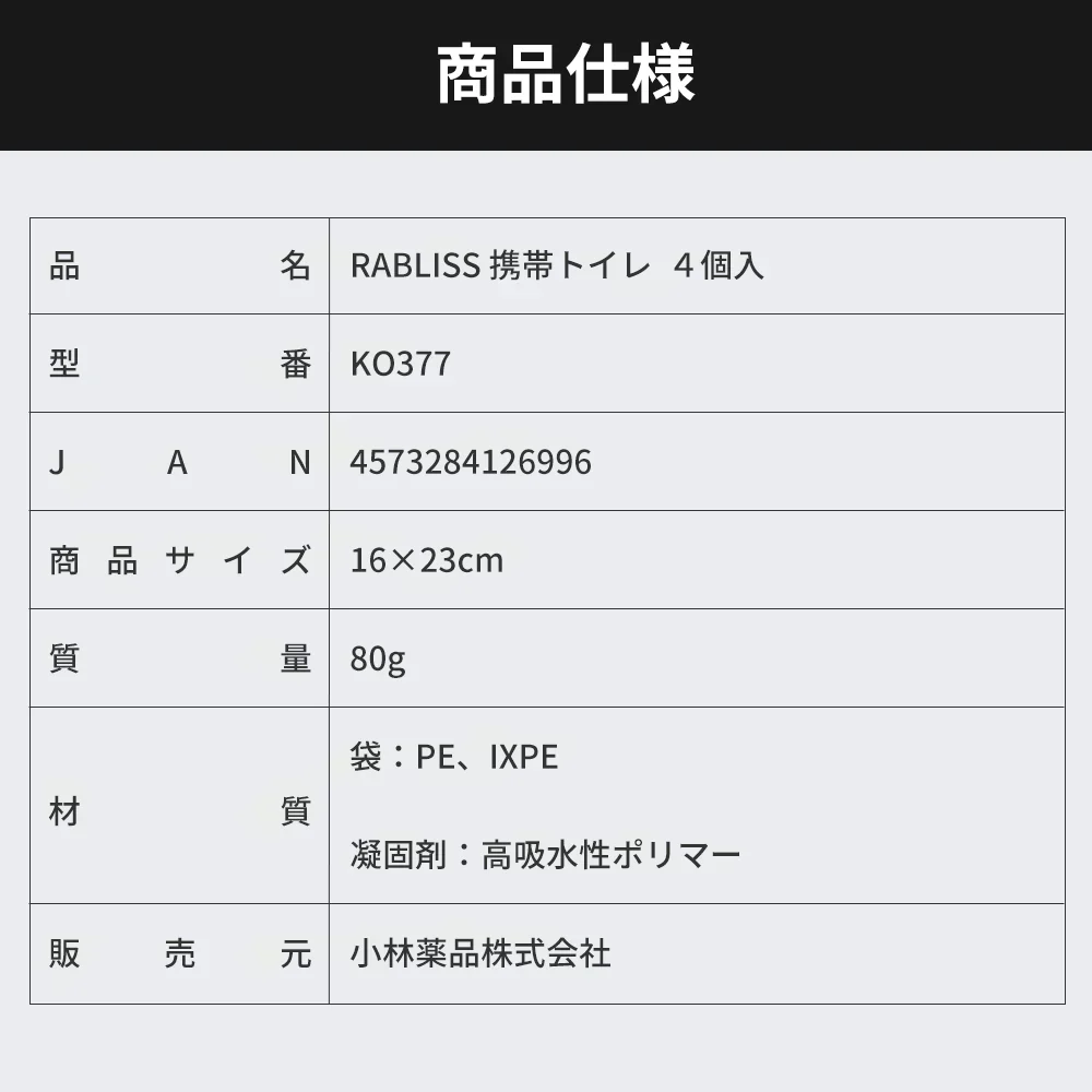 【災害対策！安心トイレの使用袋】 ＼1袋４個入／携帯トイレ用品 ポータブルトイレ 男女兼用 除菌 消臭 非常用トイレ 700ml 防災グッズ 災害対策 渋滞 災害 車内 工事現場 災害備蓄 野外 屋外 簡易トイレ 断水 アウトドア 台風 洪水