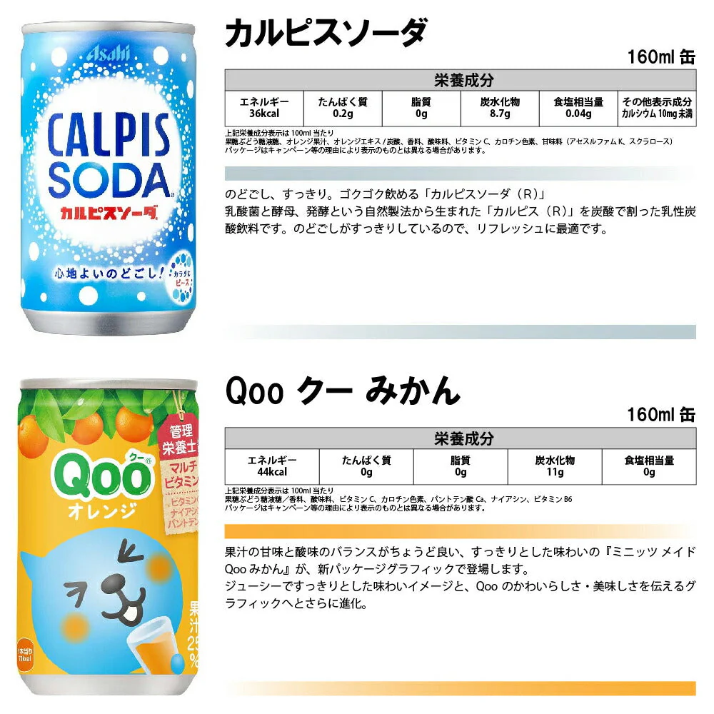 【 送料無料 】 炭酸飲料 缶ジュース ミニ缶 160ml 10種 B 計30本 詰め合わせ アソート セット