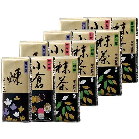 「 ミニようかん 3種類 58g 12個 セット 」 羊羹 ようかん 井村屋 煉 抹茶 小倉 一口羊羹 和 スイーツ