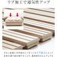 【セミダブル】すのこマット ロール式 すのこベッド 折りたたみ シングル セミダブル ダブル ロールタイプ シングルベッド セミダブルベッド ダブルベッド ベッド 布団干し 巻く ロール 寝具 来客用 すのこ 布団 折り畳み 除湿シート 除湿マット