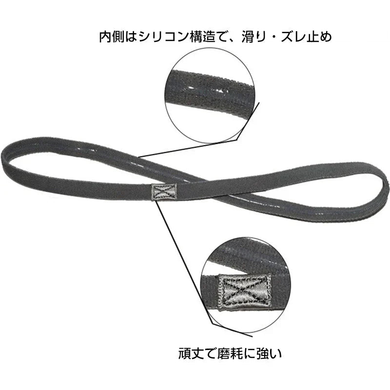 ヘッドバンド ヘアバンド グレー 1本 汗止め 前髪留め 滑り止め スポーツ 吸汗 速乾 伸縮 通気 バスケ サッカー エクササイズ アウトドア ジム 無地 男女兼用