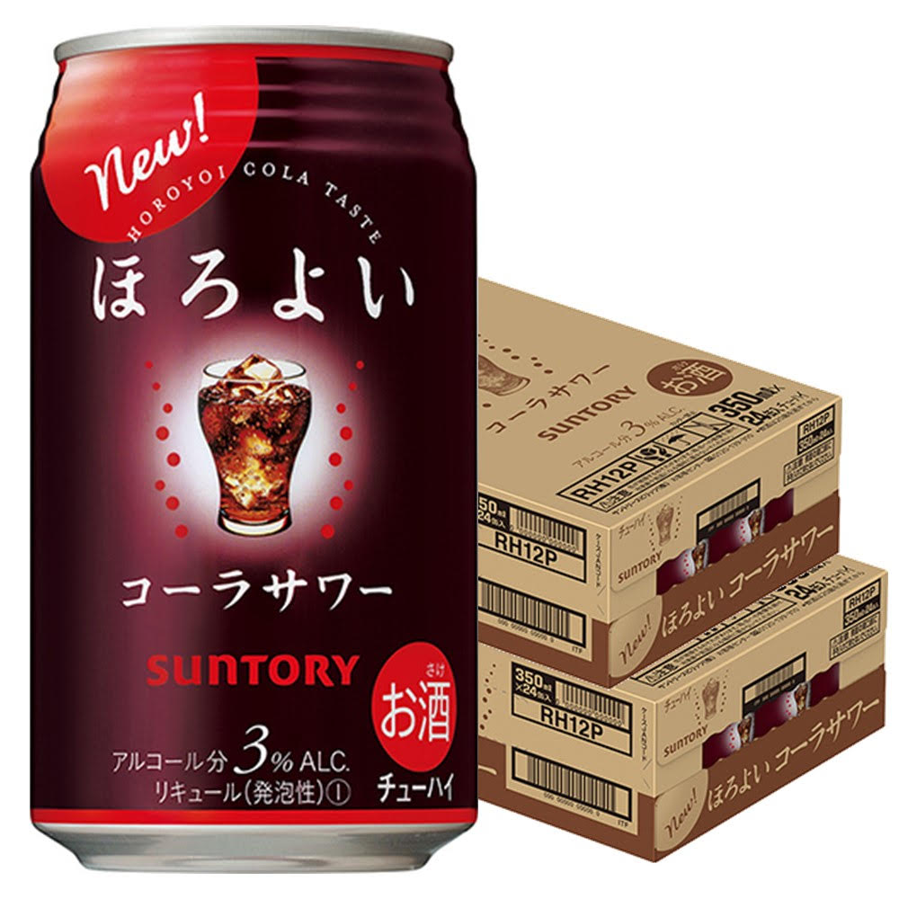 【送料無料】サントリー ほろよい コーラサワー 350ml×2ケース/48本【北海道・沖縄県・東北・四国・九州地方は必ず送料が掛かります】
