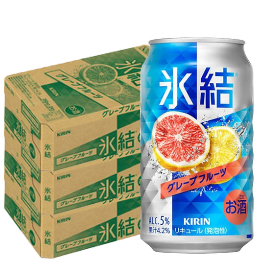 【送料無料】キリン 氷結 グレープフルーツ 350ml×3ケース/72本【北海道・沖縄県・東北・四国・九州地方は必ず送料がかかります】