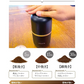 [ ブラック ]コーヒーミル 電動コーヒーミル 小型 コンパクト おすすめ おしゃれ コーヒー豆 ワンタッチで自動挽き 細挽き 粗挽き 調整 コーヒーグラインダー 一台多役 収納できるコード 掃除ブラシ付 nikome ニコメ vertex NKM-CM01