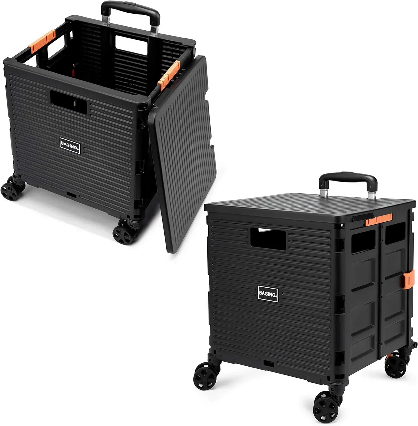 BAGING バギング］日本製YKKファスナー 階段も引いて上がれる 5段階調整可能 保温保冷 ショッピングキャリー 6輪静音キャ