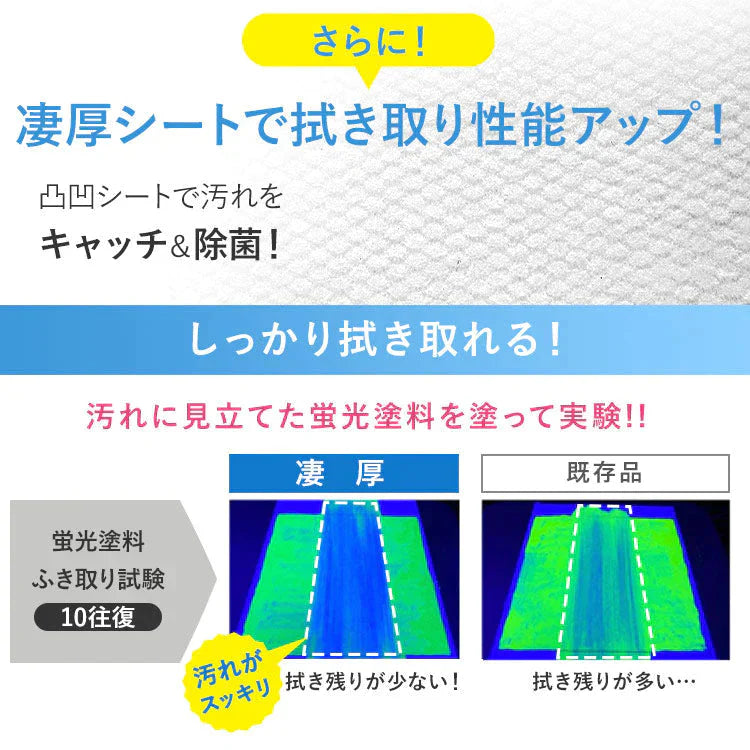【カートアップNG】【本体ボトル/12個セット】アイリスオーヤマ 凄厚ウェットティッシュ アルコール 厚手 本体 65枚入 WTB-65A