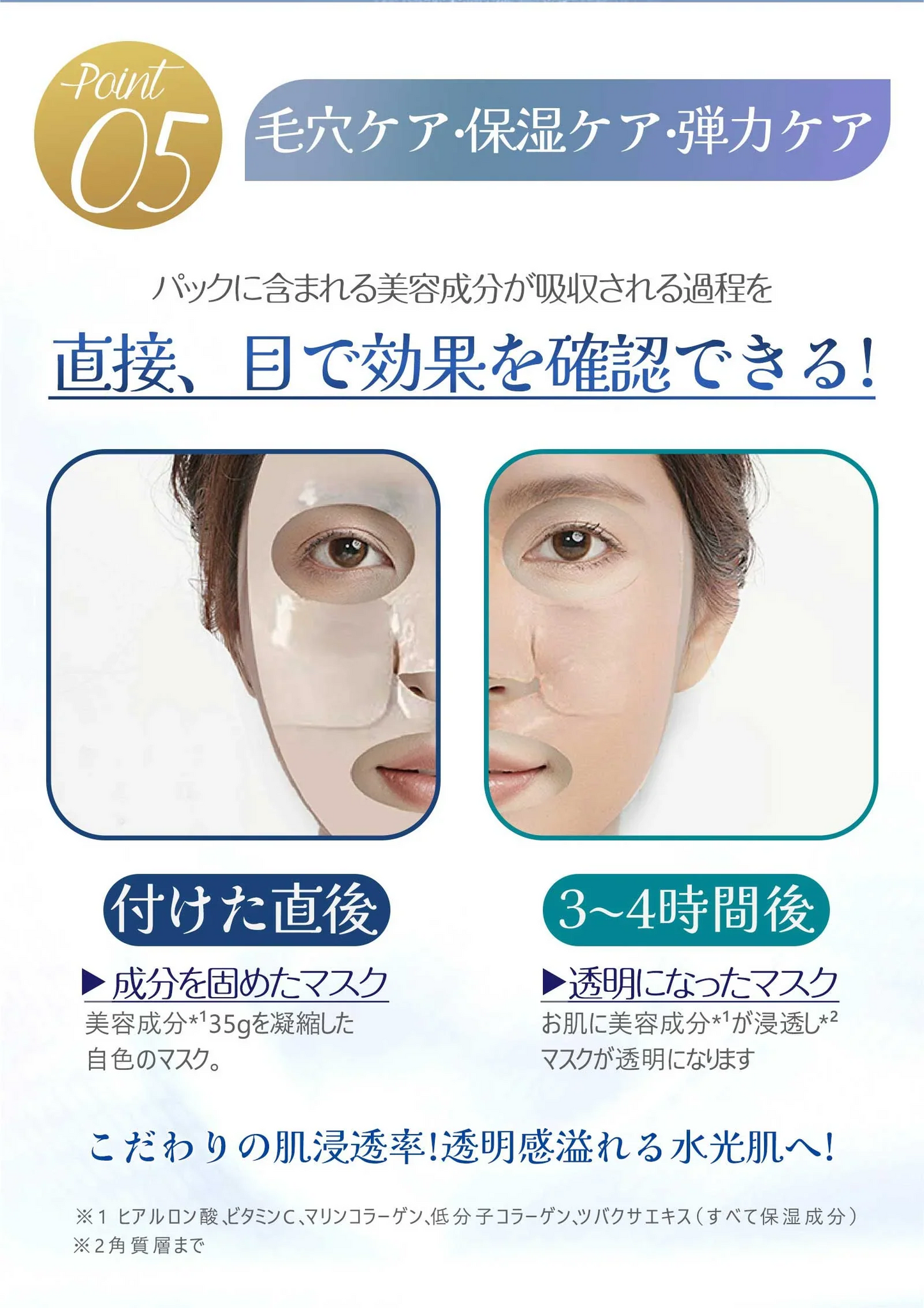 期間限定特価【みずみずしい水光肌に！】＼2枚入り／韓国製 水光肌マスク フェイスマスク シートマスク 肌ケア 即効性 深層保湿 美容液 増量 大容量 韓国パック 高保湿 マスク フェイスパック フェイスマスク パック 乾燥 毛穴 ツヤ トラブル肌 水分 ビタミン キメ 高密着 キメ 保湿 しっとり 美肌 スキンケア 水光肌マスク 顔パック