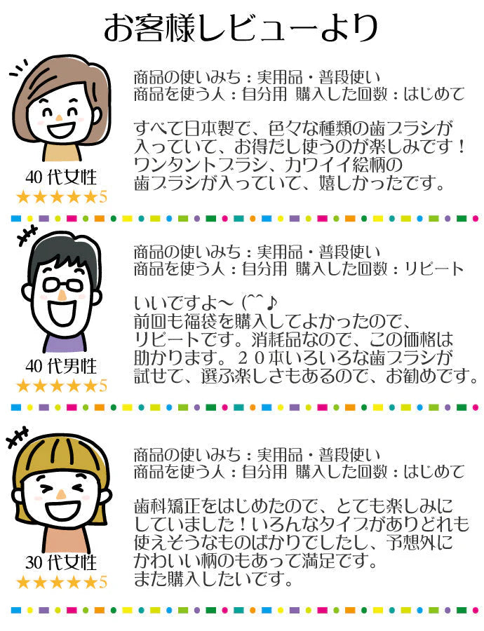 福袋 大人用 ≪日本製≫ 歯ブラシ アソート20本セット【おまけ付き】 おとな【ご新規さん限定商品】