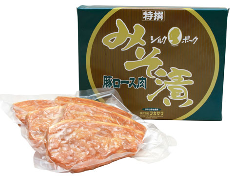 秋田県名産品　シルクポーク　みそ漬け　100ｇ×7枚