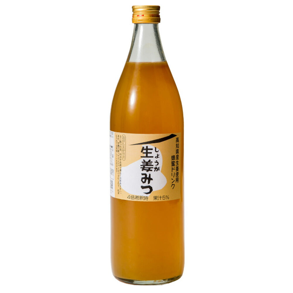 【3人シェア買いでお得】生姜みつ 900ml【お届け不可地域：北海道・沖縄・離島】