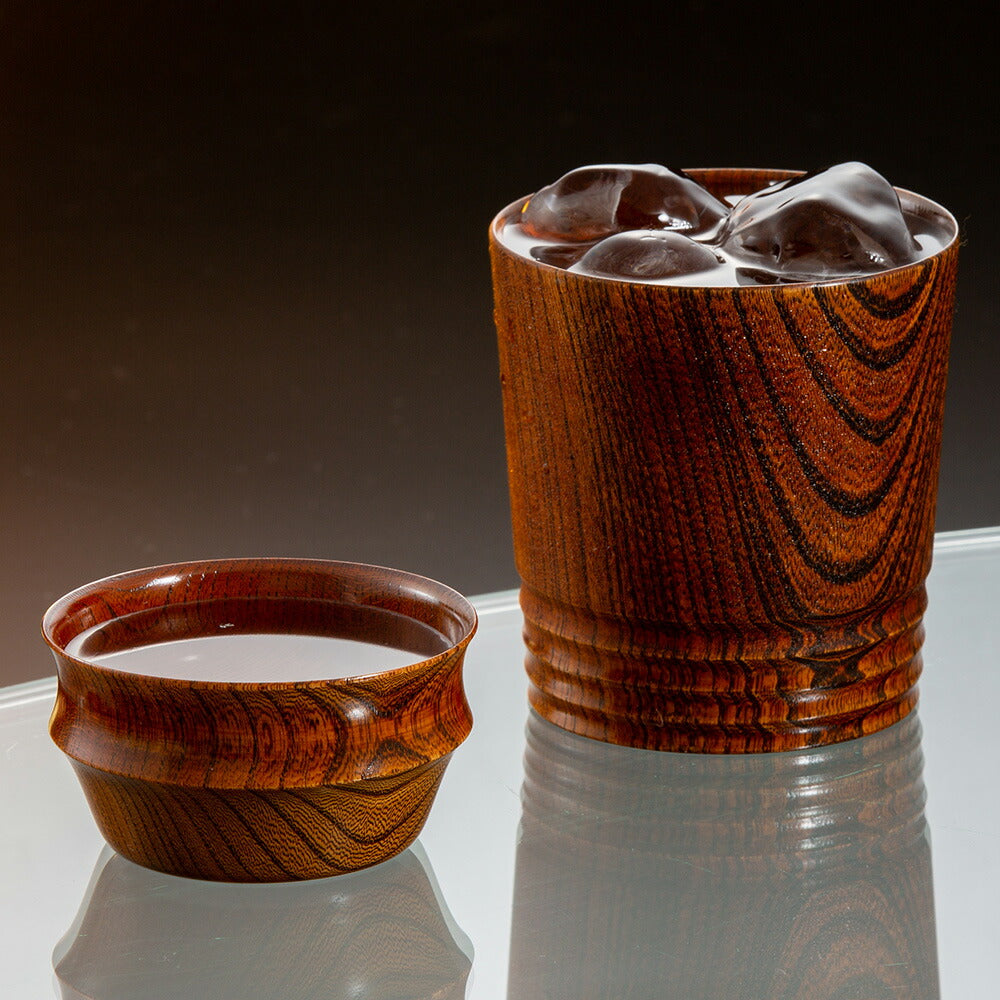 【3人シェア買いでお得】欅の酒器揃え（専用収納木箱入）【お届け不可地域：沖縄・離島】