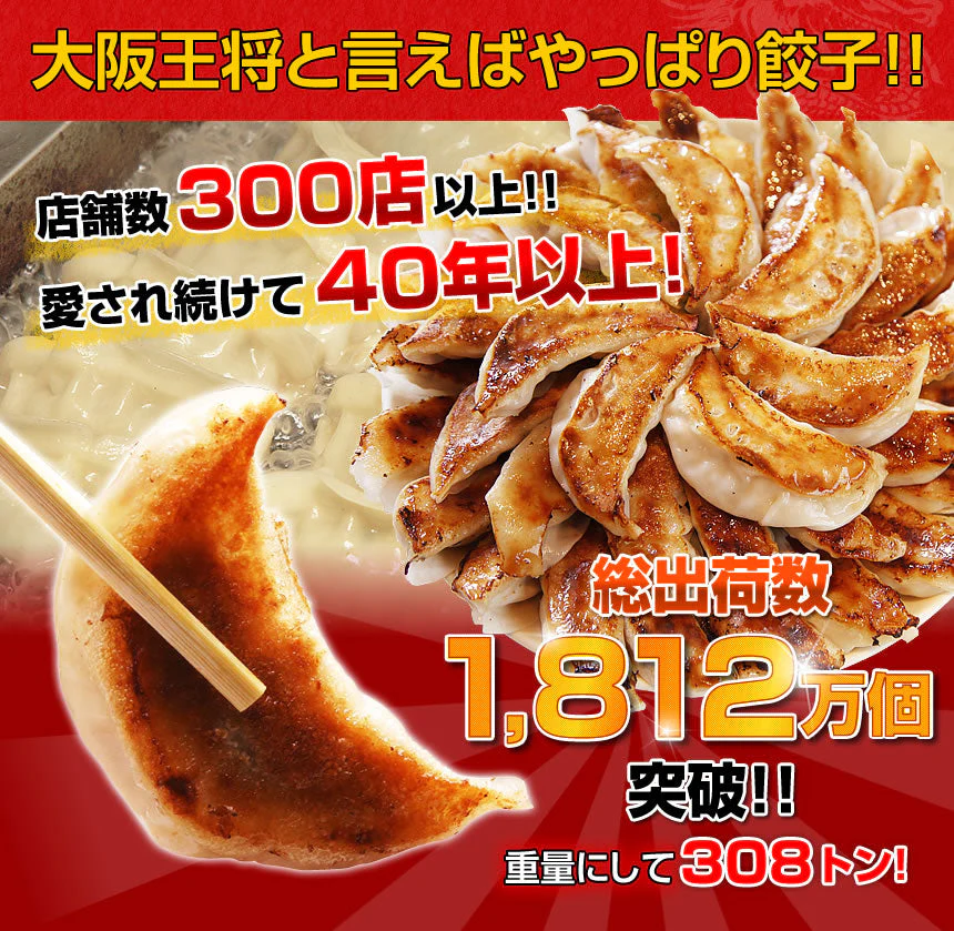 【ご新規さんとシェア買い】餃子大阪王将 ミラクルセット