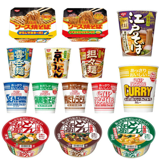 にぎわい広場  日清食品 どん兵衛 京うどん 江戸そば カップヌードルも入ったカップ麺 バラエティ24食セット