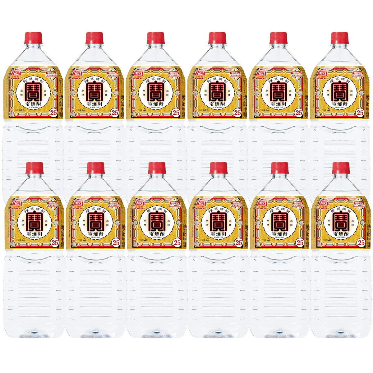 【送料無料】宝酒造 宝焼酎 25度 2000ml 2L×12本【北海道・東北・四国・九州・沖縄県は必ず送料がかかります】