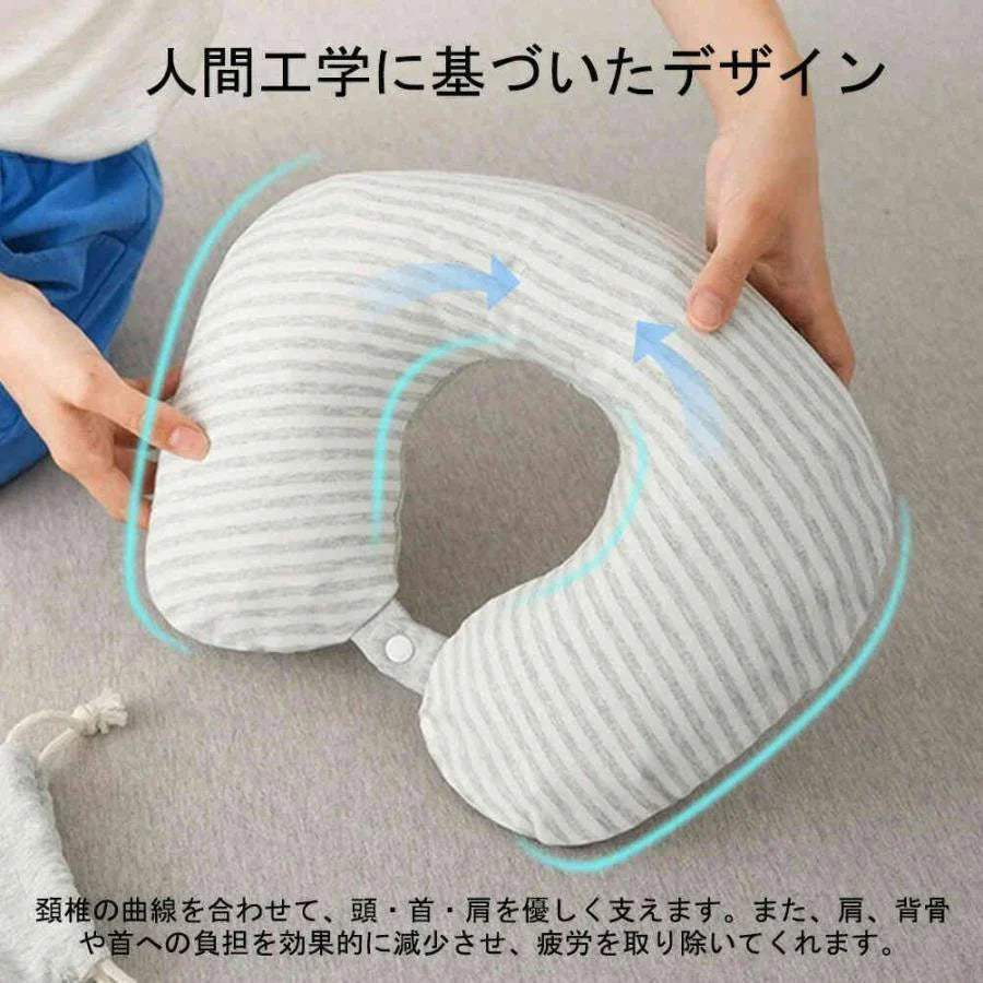 U型枕 アイマスク 睡眠 旅行用 目隠し 首枕 折りたたみ 遮光 目元 立体 車内 機内 旅行 出張 旅行用品 旅行用エア枕 収納袋付き