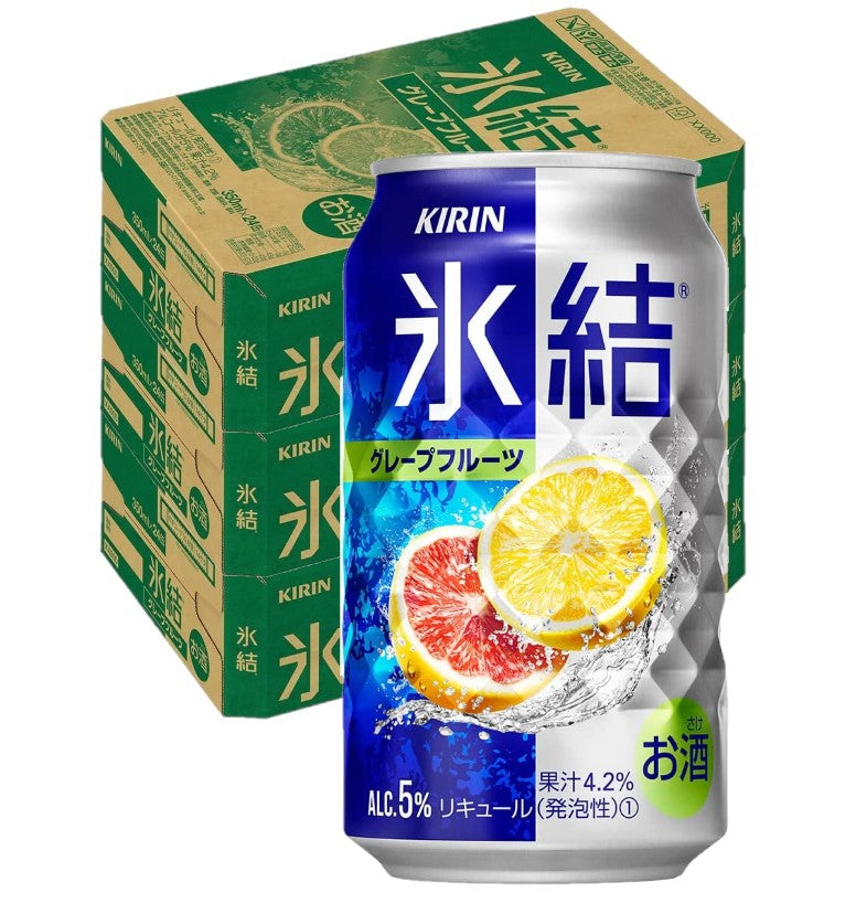 【送料無料】キリン 氷結 グレープフルーツ 350ml×3ケース/72本【北海道・沖縄県・東北・四国・九州地方は必ず送料がかかります】