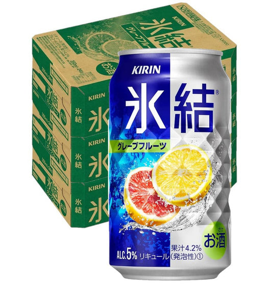 【送料無料】キリン 氷結 グレープフルーツ 350ml×3ケース/72本【北海道・沖縄県・東北・四国・九州地方は必ず送料がかかります】
